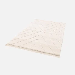 Tappeto da interno taftato crema