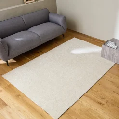 Tappeto interno in velluto riccio crema
