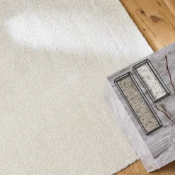 Tappeto interno in velluto riccio crema