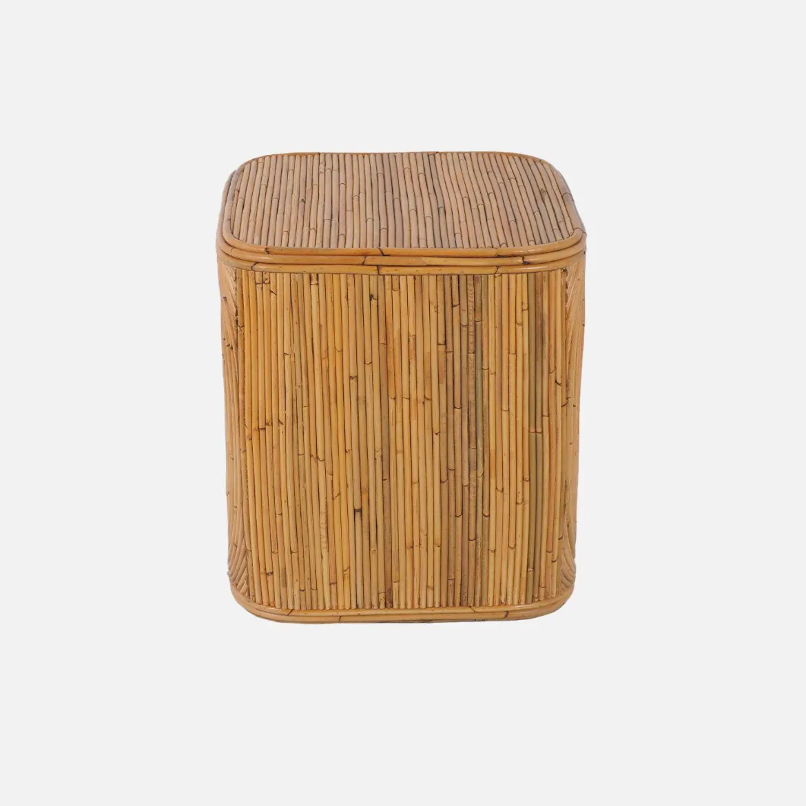Tavolino con nicchia, in rattan naturale