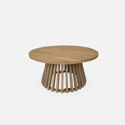 Tavolino da giardino in legno di acacia, 80cm