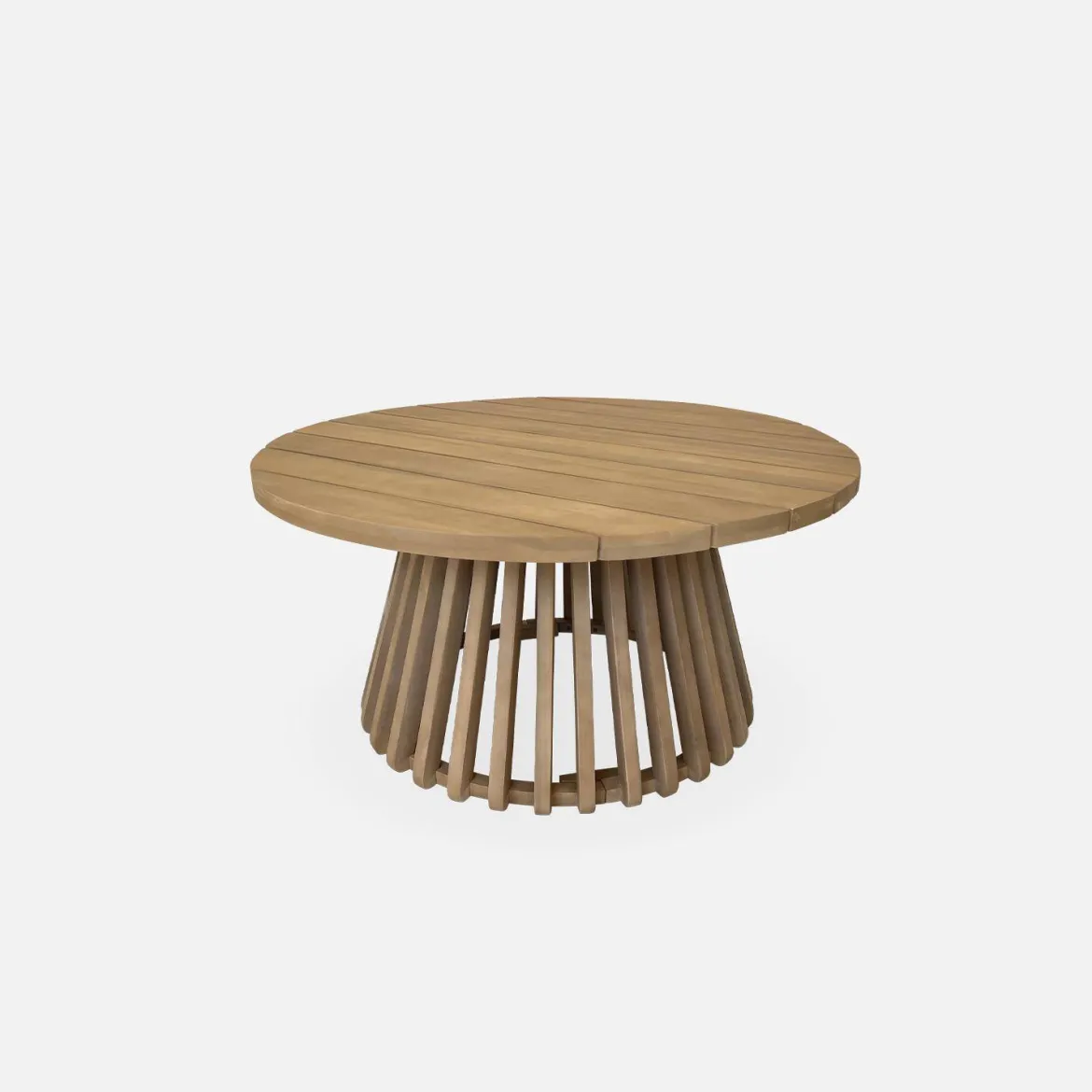 Tavolino da giardino in legno di acacia, 80cm