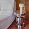 Tavolino da salotto e comodino in acciaio inossidabile