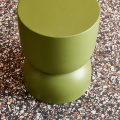 Tavolino, lato divano, comodino metallo, 42cm