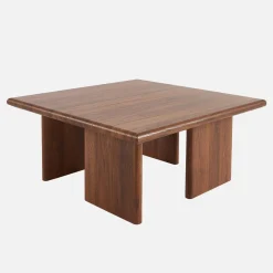 Tavolino quadrato effetto legno