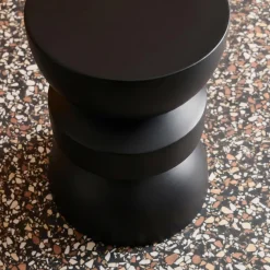 Tavolino, lato divano, comodino metallo