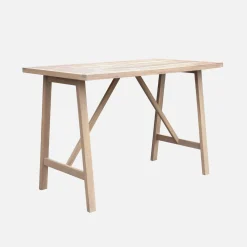 Tavolo alto da giardino in legno di acacia 4 posti