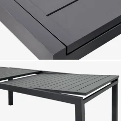Tavolo da giardino allungabile in alluminio 10-12 posti, 320cm