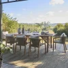 Tavolo da giardino in legno di eucalipto, 8 posti