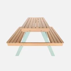Tavolo da picnic in legno per bambini, 2 posti a sedere