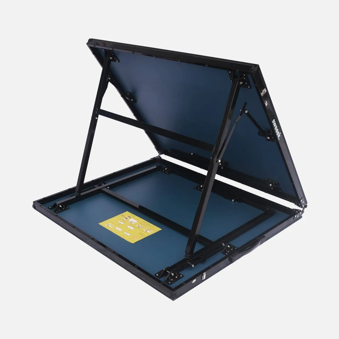 Tavolo da ping pong per interni con 2 racchette e 3 palline, 180cm
