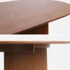 Tavolo da pranzo con effetto legno de 4-6 posti a sedere, 180cm