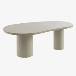 Tavolo da pranzo in legno d'hevea 8 posti, 210cm