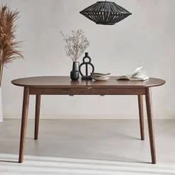 Tavolo da pranzo ovale allungabile da 6 a 8 posti