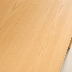 Tavolo da pranzo rettangolare in legno di hevea di 6 posti