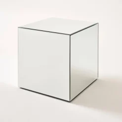 Tavolo cubico a specchio, tavolino da divano