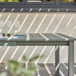 Tavolo da giardino allungabile in alluminio, 12 posti