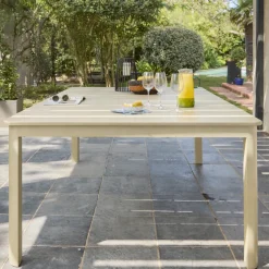 Tavolo da giardino allungabile in alluminio, 12 posti
