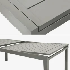 Tavolo da giardino allungabile in alluminio 10-12 posti, 320cm