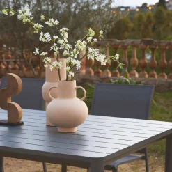 Tavolo da giardino in alluminio, 8 posti