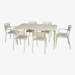 Tavolo da giardino in metallo 6-8 posti, 160cm