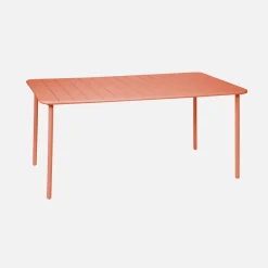 Tavolo da giardino in metallo 6-8 posti, 160cm