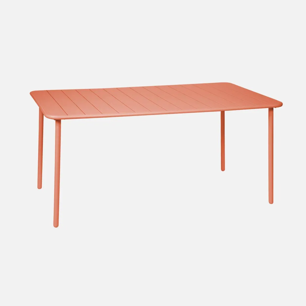 Tavolo da giardino in metallo 6-8 posti, 160cm