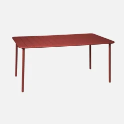Tavolo da giardino in metallo 6-8 posti, 160cm