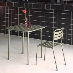 Tavolo da giardino in metallo 2 posti, 70cm