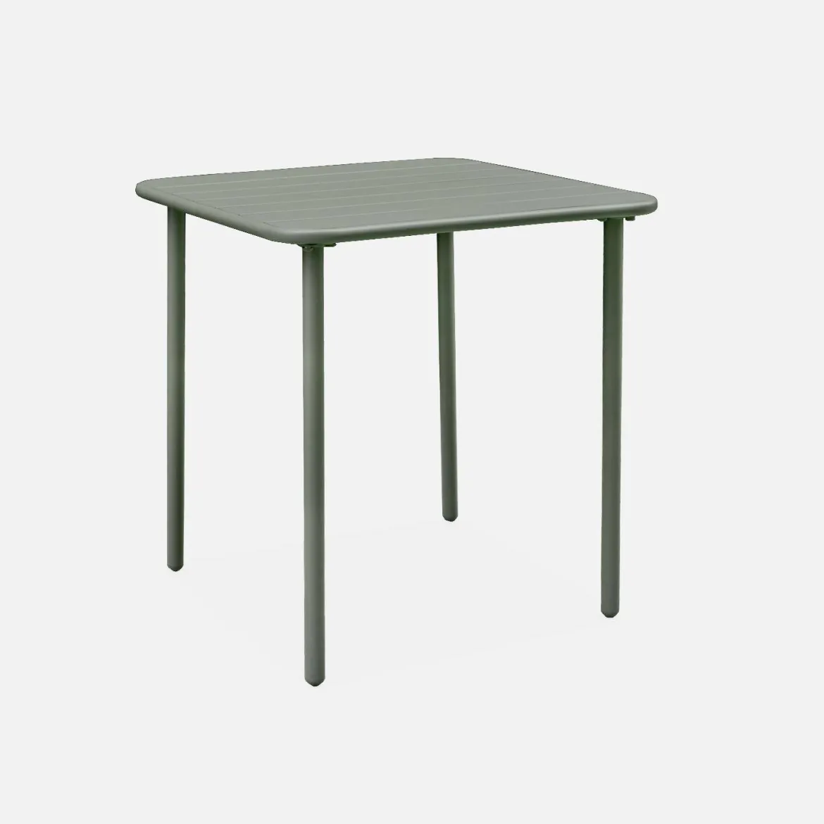 Tavolo da giardino in metallo 2 posti, 70cm