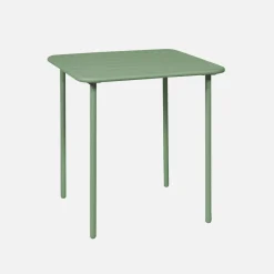 Tavolo da giardino in metallo 2 posti, 70cm