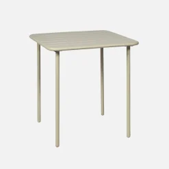 Tavolo da giardino in metallo 2 posti, 70cm