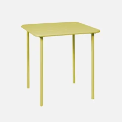 Tavolo da giardino in metallo 2 posti, 70cm