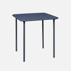 Tavolo da giardino in metallo 2 posti, 70cm