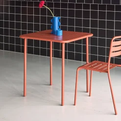 Tavolo da giardino in metallo 2 posti, 70cm