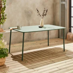 Tavolo da giardino in metallo 6-8 posti, 160cm