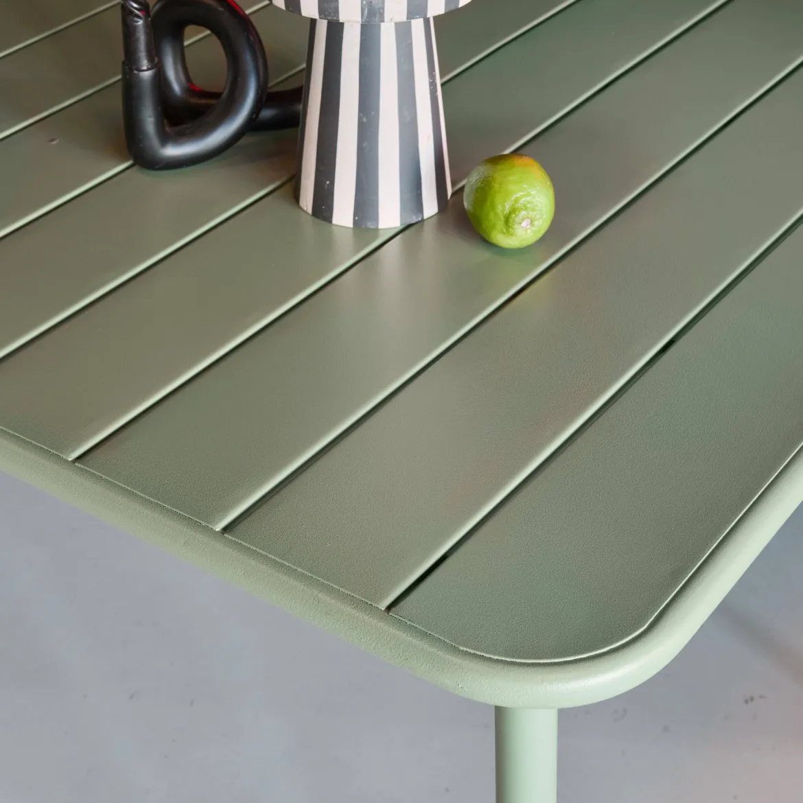 Tavolo da giardino in metallo 6-8 posti, 160cm