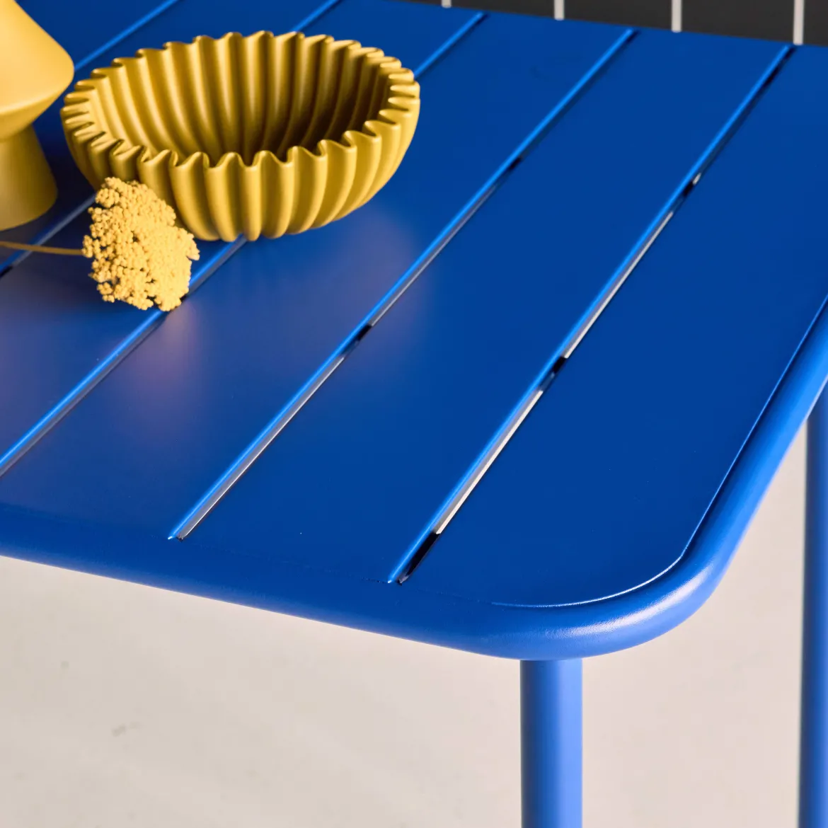 Tavolo da giardino in metallo 6-8 posti, 160cm