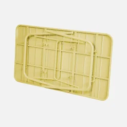 Tavolo da giardino pieghevole in metallo 6 posti, 140cm