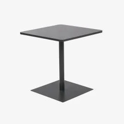 Tavolo da giardino quadrato in acciaio, 70cm