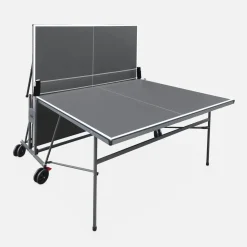 Tavolo da ping pong per interni 274cm con 2 racchette e 3 palline + custodia in PVC
