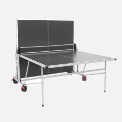Tavolo da ping pong pieghevole per esterni con 4 racchette e 6 palline, 274cm