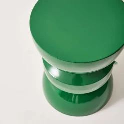 Tavolo d'appoggio in metallo effetto glassy, 44,5cm