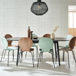 Tavolo da pranzo ovale allungabile da 6 a 8 posti