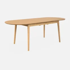 Tavolo da pranzo ovale allungabile da 6 a 8 posti