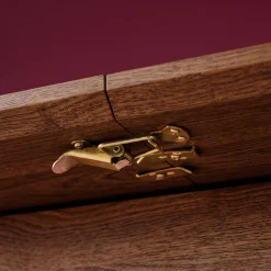 Tavolo da pranzo ovale allungabile in legno di hevea e impiallacciatura di rovere 6-8 posti