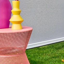 Tenda laterale avvolgibile alluminio e textilene per pergola, 4m