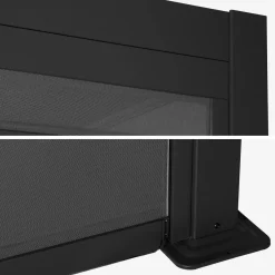 Tenda laterale avvolgibile alluminio e textilene per pergola, 3m