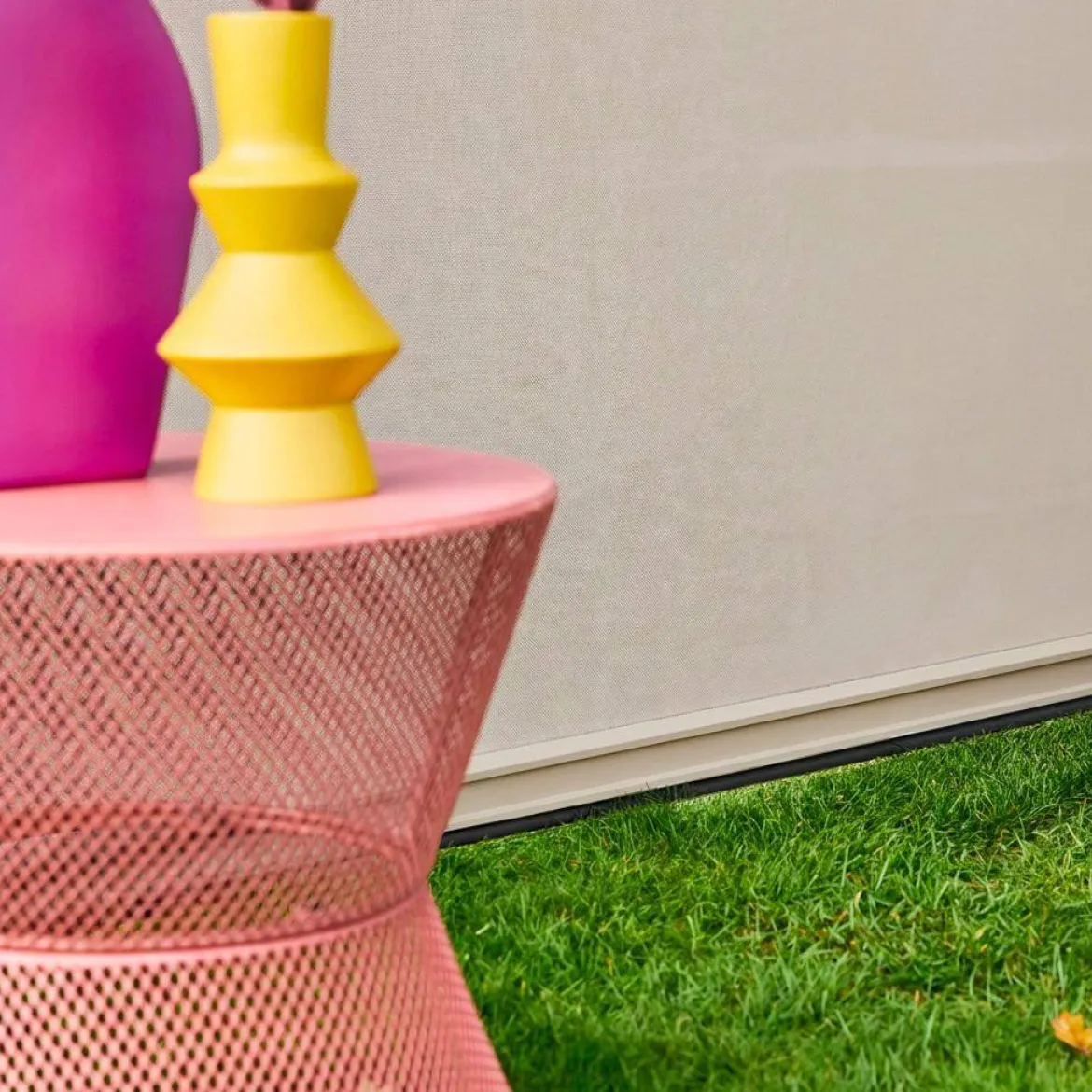 Tenda laterale avvolgibile alluminio e textilene per pergola, 4m