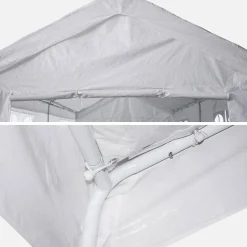 Tendone per festei, 3x9m, bianco